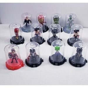 Lot of 12 Domez Figures Marvel Avengers and DC Figures